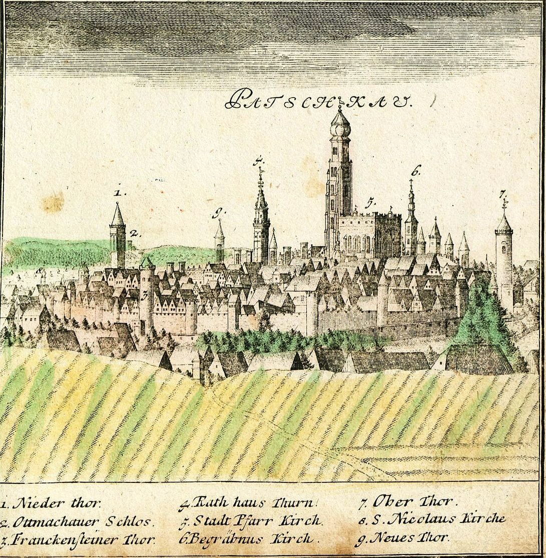 Paczków — dawny widok
